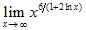 lim x→∞ x^(1+2lnx)