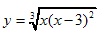 y=3√x(x-3)2